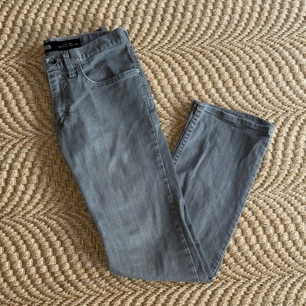 Vans Gray Slim Fit Denim 26 x 28. Small Men’s or Teen Boy. Like New